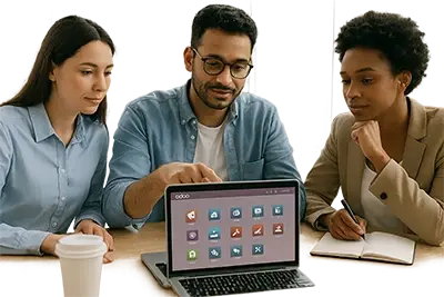 کار کردن با اودوو